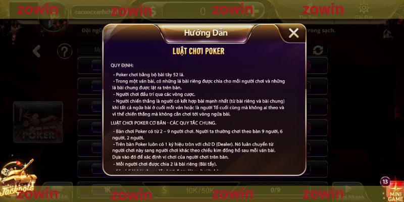 Poker ZOWIN