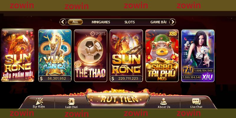 Zo win trang chủ